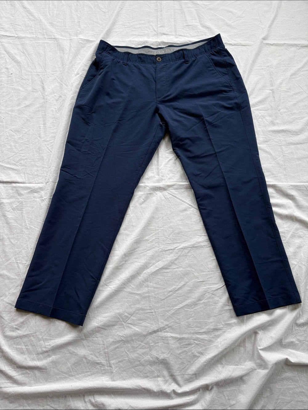 Under Armour Performance Golf Pants  with stretch fit Mens 40 x 30 Navy Blue